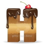 레이디에이치케이크(Lady H.cake) | Letter H -cake 3d 이미지 (500251208) - 게티이미지뱅크 Letter H -cake 3d