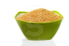 yellow mustard seeds in green bowl isolated on white background 이미지 (492735204) - 게티이미지뱅크 yellow mustard seeds in... 