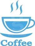 Blue coffee icon 이미지 (487118460) - 게티이미지뱅크 Blue coffee icon