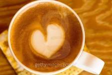 Lovely Coffee with Heart shape in Latte 이미지 (491293844) - 게티이미지뱅크 Lovely Coffee with Heart shape in Latte