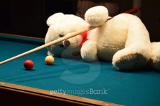 Teddy bear playing pool. 이미지 (495920336) - 게티이미지뱅크 Teddy bear playing pool.