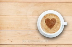 Coffee concept - cup of latte with heart 이미지 (476924704) - 게티이미지뱅크 Coffee concept - cup of latte with heart