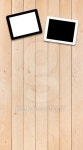 Two tablets PC on a wooden table 이미지 (478187150) - 게티이미지뱅크 Two tablets PC on a wooden table