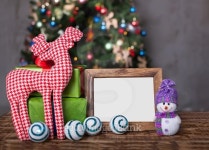 New Year card with a snowman 이미지 (496027014) - 게티이미지뱅크 New Year card with a snowman