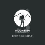 Mountain Logo Illustration 이미지 (487630492) - 게티이미지뱅크 Mountain Logo Illustration