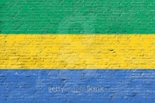 Gabon - National flag on Brick wall 이미지 (489947882) - 게티이미지뱅크 Gabon - National flag on Brick wall