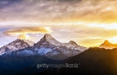 Annapurna Mountain Range, Nepal 이미지 (475189048) - 게티이미지뱅크 Annapurna Mountain Range, Nepal