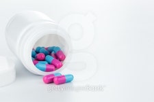 skyblue and pink pills an pill bottle on white background 이미지 (480481662) - 게티이미지뱅크 skyblue and pink pills an pill...
