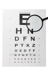 eye test chart and magnifying glass 이미지 (465474668) - 게티이미지뱅크 eye test chart and magnifying glass