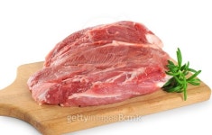 Fresh raw meat and rosemary on a wooden board 이미지 (477177572) - 게티이미지뱅크 Fresh raw meat and rosemary on a wooden board