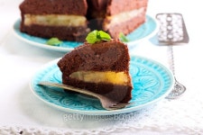 Chocolate and mint cake 이미지 (484297470) - 게티이미지뱅크 Chocolate and mint cake