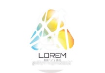 Vector logo template. Abstract arrow shape and symbol, icon or 이미지 (483149018) - 게티이미지뱅크 Vector logo template.... 