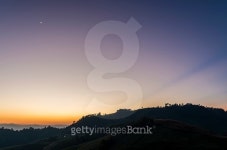 Glow of sunlight after sunset 이미지 (501398228) - 게티이미지뱅크 Glow of sunlight after sunset