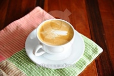 hot coffee cappuccino  in cup on wood table 이미지 (491117848) - 게티이미지뱅크 hot coffee cappuccino  in cup on wood table