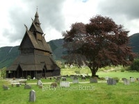 Viking wooden church in Vik 이미지 (464961964) - 게티이미지뱅크 Viking wooden church in Vik
