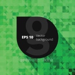 Mosaic from circle and square elements for your design 이미지 (485106366) - 게티이미지뱅크 Mosaic from circle and square... 