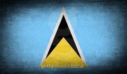 Flag of Saint Lucia with old texture. 이미지 (473834720) - 게티이미지뱅크 Flag of Saint Lucia with old texture.