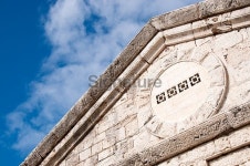 Bermuda house roof made from stone and blue sky. 이미지 (467448886) - 게티이미지뱅크 Bermuda house roof made from stone and... 