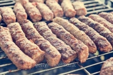 Tasty meat on a barbeque. 이미지 (483184500) - 게티이미지뱅크 Tasty meat on a barbeque.