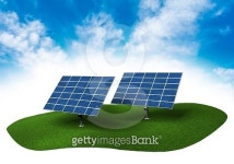Land with solar panels in the sky 이미지 (489984330) - 게티이미지뱅크 Land with solar panels in the sky