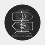 zoo sign line icon 이미지 (484176648) - 게티이미지뱅크 zoo sign line icon