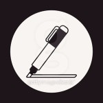 pen icon 이미지 (478390842) - 게티이미지뱅크 pen icon