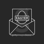 easter card line icon 이미지 (483123818) - 게티이미지뱅크 easter card line icon