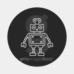robot line icon 이미지 (484182684) - 게티이미지뱅크 robot line icon