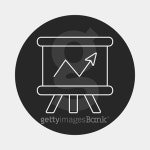 Information chart line icon 이미지 (485042840) - 게티이미지뱅크 Information chart line icon