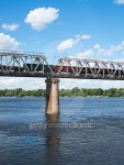 One of the piers supporting the railroad bridge 이미지 (471141324) - 게티이미지뱅크 One of the piers supporting the railroad... 