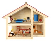 Childs doll house with furniture 이미지 (466333918) - 게티이미지뱅크 Childs doll house with furniture