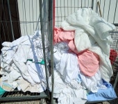 dirty laundry in the industrial laundry before washing 이미지 (483014386) - 게티이미지뱅크 dirty laundry in the industrial... 