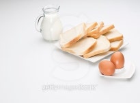 egg toast bread milk 이미지 (484726720) - 게티이미지뱅크 egg toast bread milk