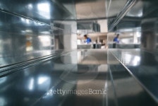 Blurred Construction Worker Through Air Duct 이미지 (479718500) - 게티이미지뱅크 Blurred Construction Worker Through Air Duct