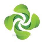 Abstract sphere green leaf logo 이미지 (486881966) - 게티이미지뱅크 Abstract sphere green leaf logo