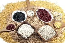 various food grains in wooden bowl and spatula 이미지 (502249342) - 게티이미지뱅크 various food grains in wooden bowl and spatula