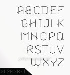 Graphic Alphabet Set 이미지 (482930992) - 게티이미지뱅크 Graphic Alphabet Set