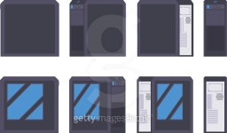 Black PC case 이미지 (483698916) - 게티이미지뱅크 Black PC case