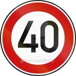 Speed Limit 40 이미지 (532186933) - 게티이미지뱅크 Speed Limit 40