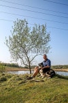 Mature man and dog hiking in Wales 이미지 (471198394) - 게티이미지뱅크 Mature man and dog hiking in Wales