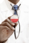 Stethoscope with national flag conceptual series - Poland 이미지 (537956983) - 게티이미지뱅크 Stethoscope with national flag... 