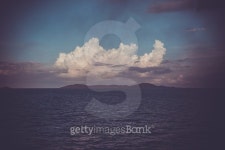 Blue sky with clouds over sea. Nature composition 이미지 (482663696) - 게티이미지뱅크 Blue sky with clouds over sea. Nature... 