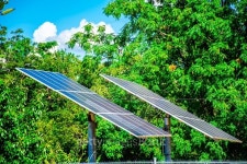 Solar Power Generation Sunny Electric Day 이미지 (487624232) - 게티이미지뱅크 Solar Power Generation Sunny Electric Day