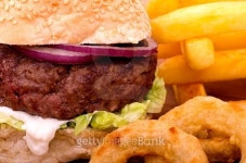 Cheeseburger, Fries and Onion Rings 이미지 (476219560) - 게티이미지뱅크 Cheeseburger, Fries and Onion Rings