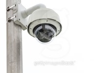 Security Camera CCTV On The Pole On White background. 이미지 (480616640) - 게티이미지뱅크 Security Camera CCTV... 