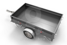 car trailer isolated on white 이미지 (474044280) - 게티이미지뱅크 car trailer isolated on white