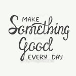 엠에스지MSG(make something good) | Make something good every day in vintage style 이미지 (500174672) - 게티이미지뱅크 Make something good every day in vintage style