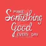 엠에스지MSG(make something good) | Make something good every day with shadows on red background 이미지 (493327572) - 게티이미지뱅크 Make something good every...