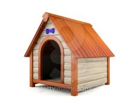 Wooden dog house 이미지 (477480068) - 게티이미지뱅크 Wooden dog house