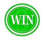 Win white stamp text on green 이미지 (470766236) - 게티이미지뱅크 Win white stamp text on green